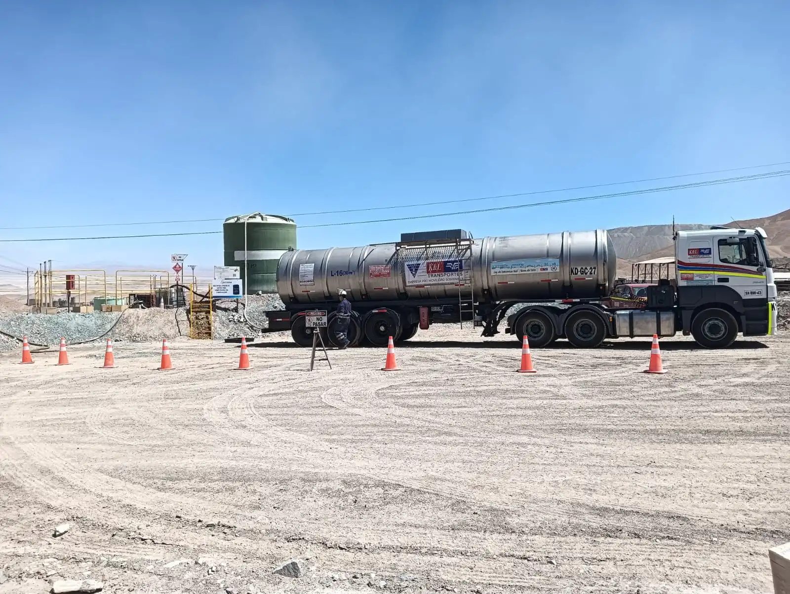 Sistema de irrigación con Fe³⁺ en pilas de lixiviación de minería de cobre